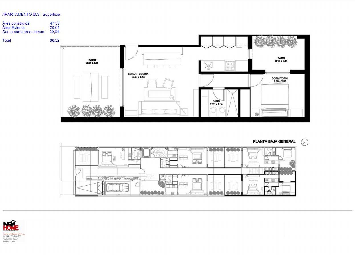 A pasos del mar Pta Carretas