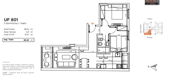 OFERTA 2 dorm en el centro