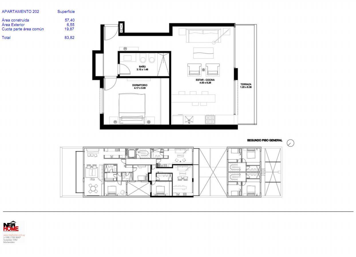 A pasos del mar Pta Carretas