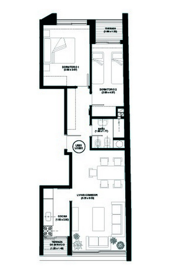 Esrtrena - Aptos 2 dorm VIS