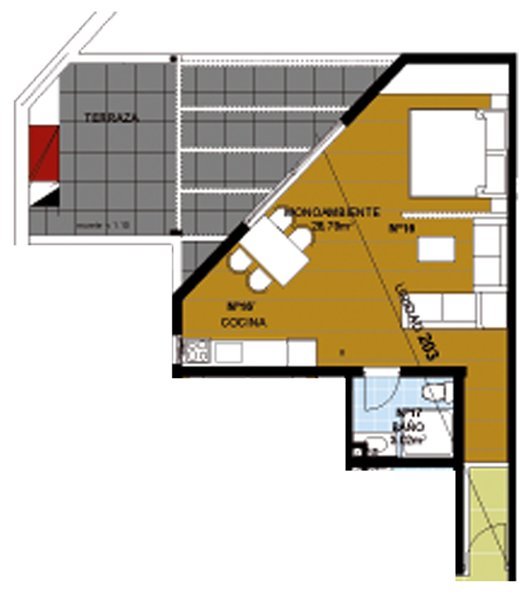 Monoambiente IDEAL ESTUDIO
