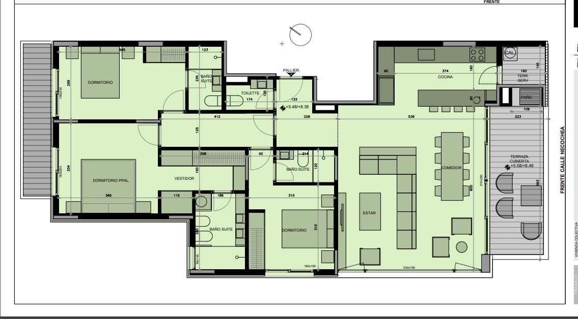 3 dorm en la brava