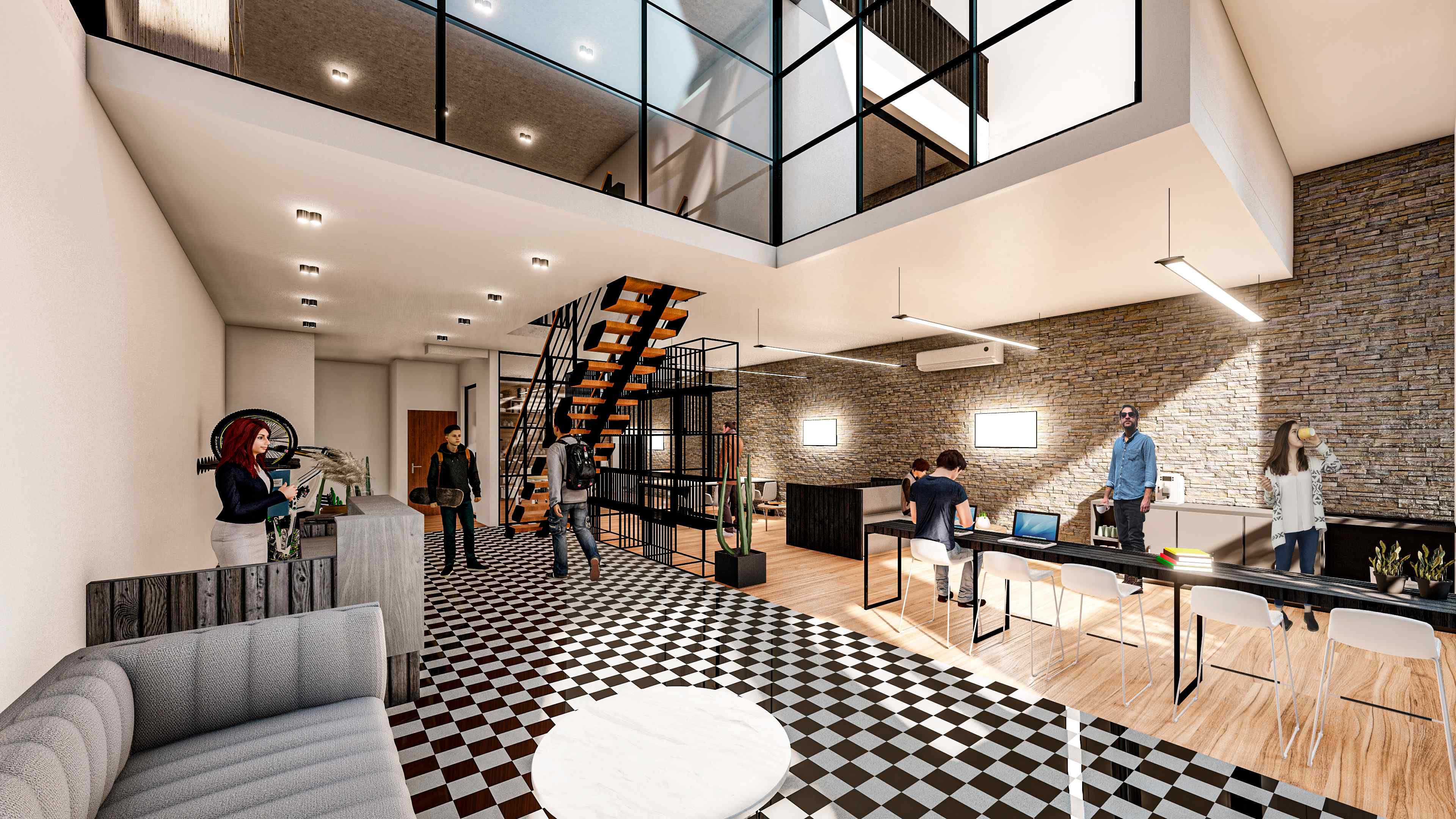 1 dorm + GGE en construccion