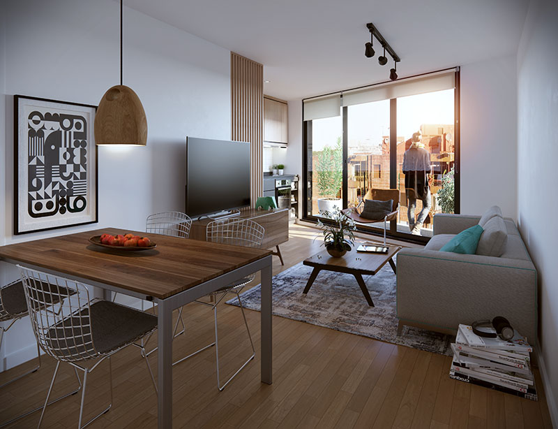 2 dorm con garage