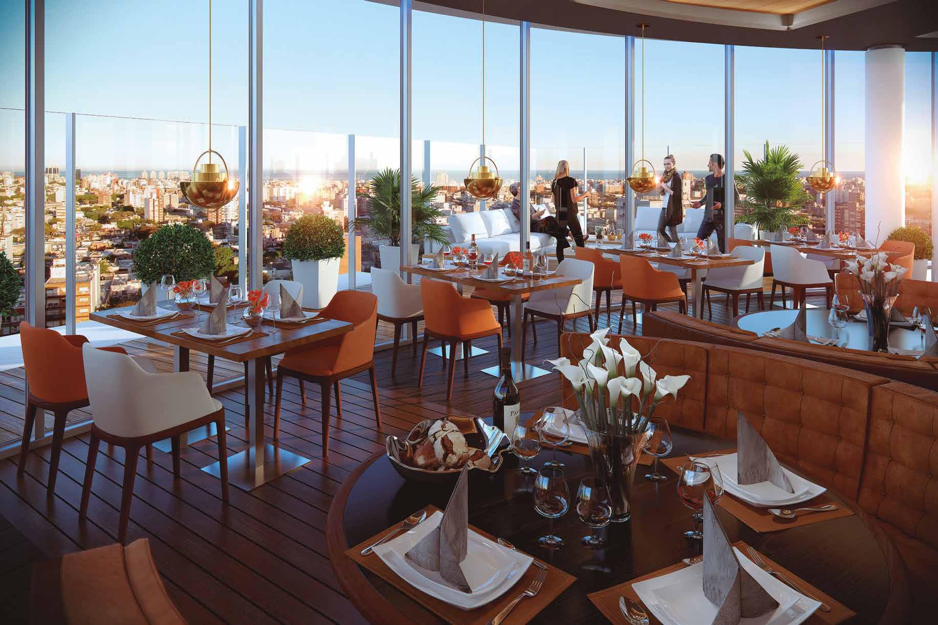 Monoamb en gran edificio