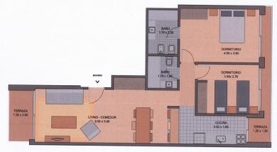 Apto 2Dorm estrenar en Pocitos