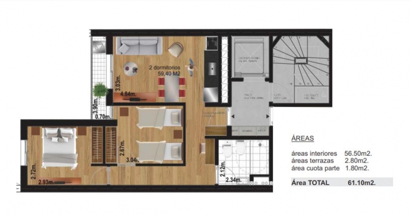 Oferta Pre Lanzamiento 2 Dorm