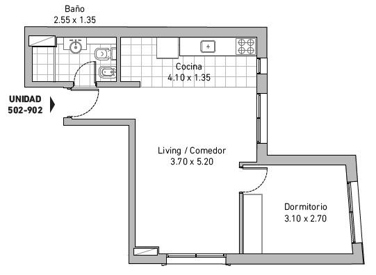 EN OFERTA! 1 Dorm. en Pocitos