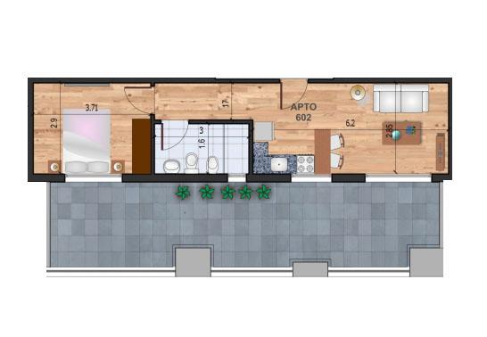 Apto 1 Dorm en Oferta