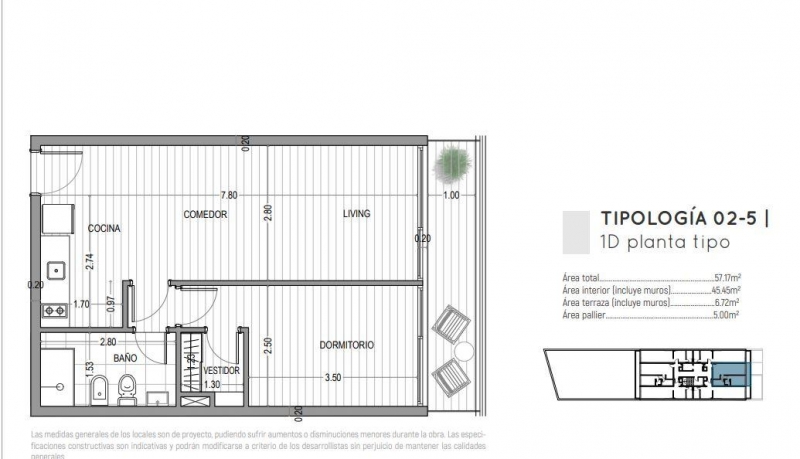 1 dorm en Puerto Buceo