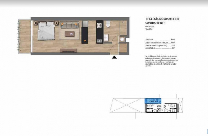 Loft en gran proyecto