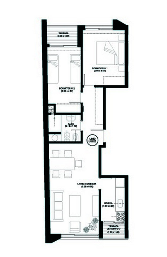 Esrtrena - Aptos 2 dorm VIS