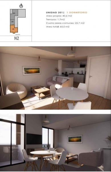 1 dorm en pozo