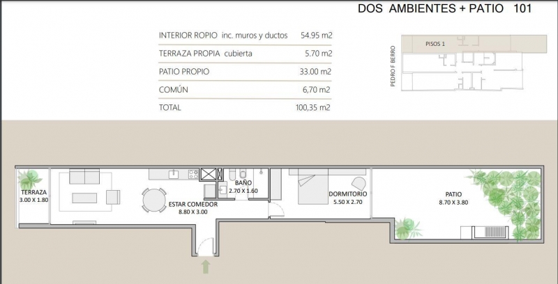 OFERTA! 1 dorm con gge