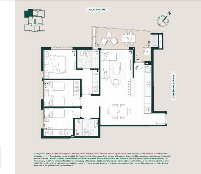 3 dorm proximo a estrenar
