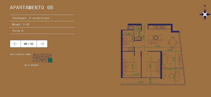  2 dorm en gran proyecto