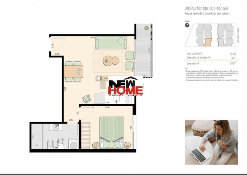 1 dorm a estrenar 