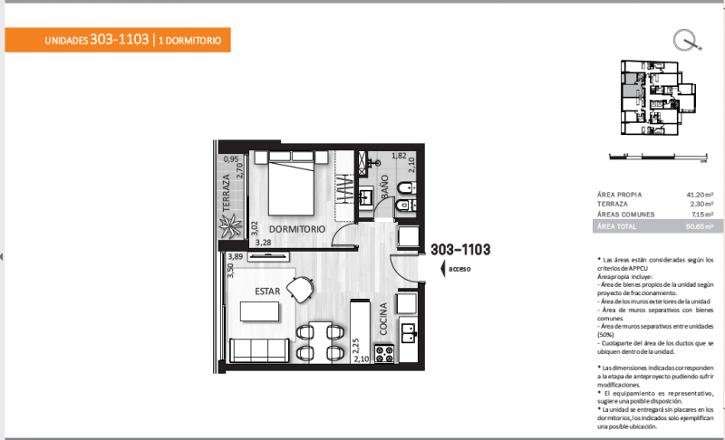 1 dorm prox a estrenar