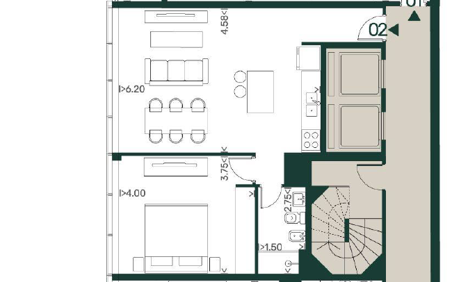  1 dorm a estrenar