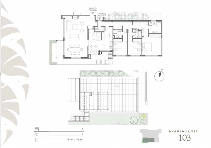3 dorm en construccion