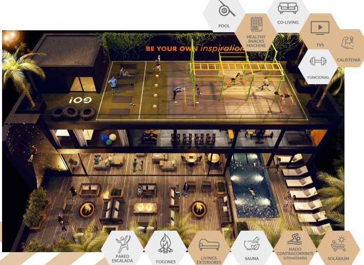 1 dorm en gran proyecto
