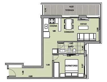 Un dorm. a estrenar