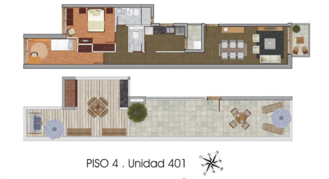 A pasos del WTC! Aptos 2 dorm