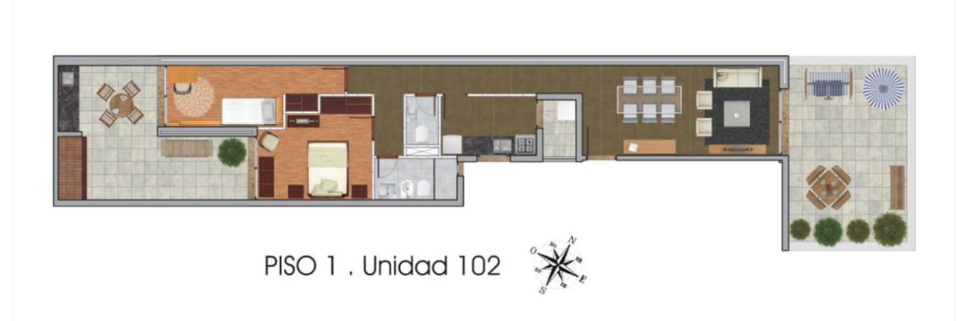 A pasos del WTC! Aptos 2 dorm