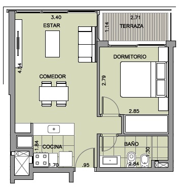 Un dorm. a estrenar