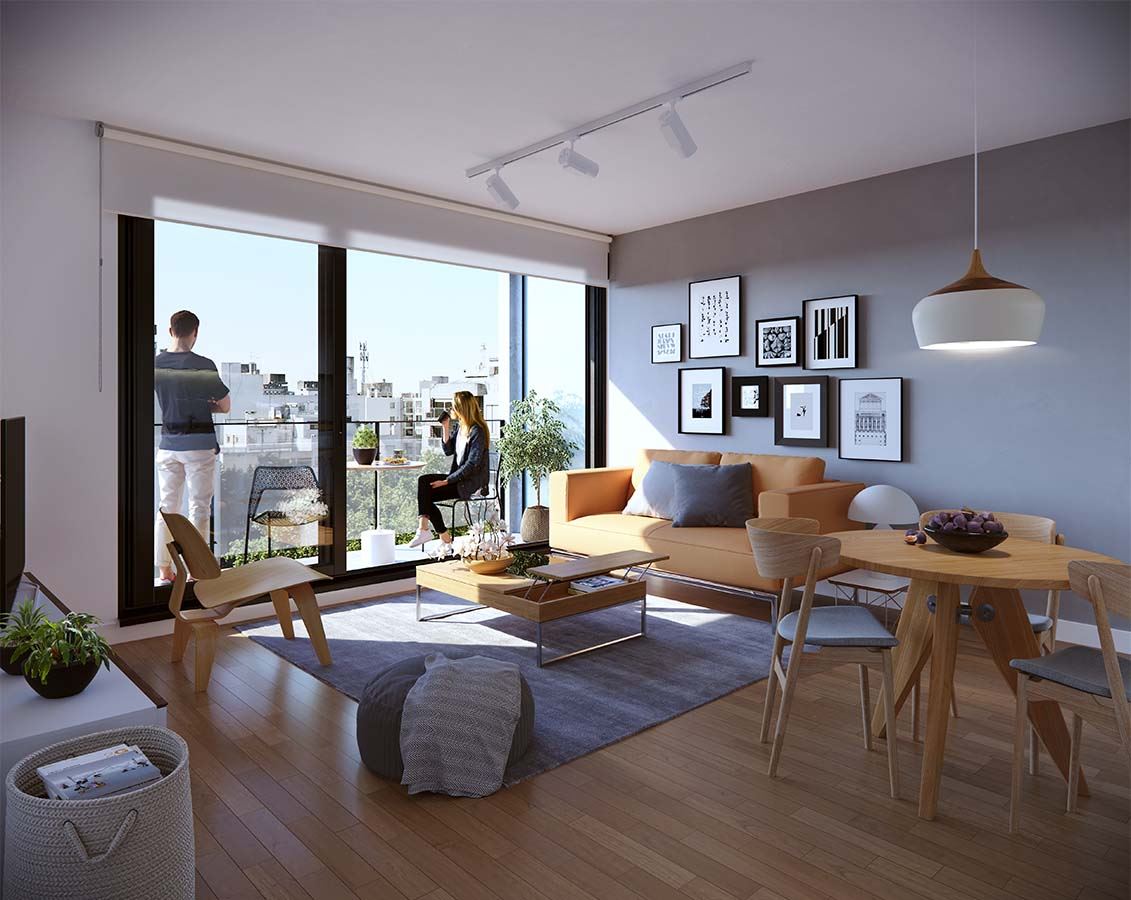 2 dorm en pocitos