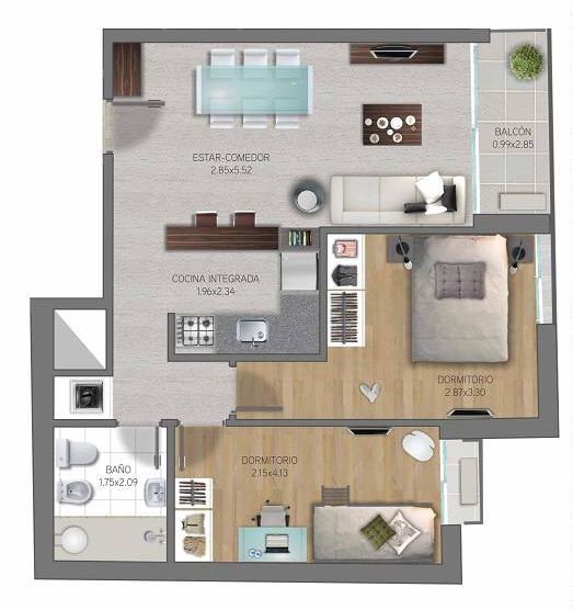 Oportunidad - Aptos de 2 dorm