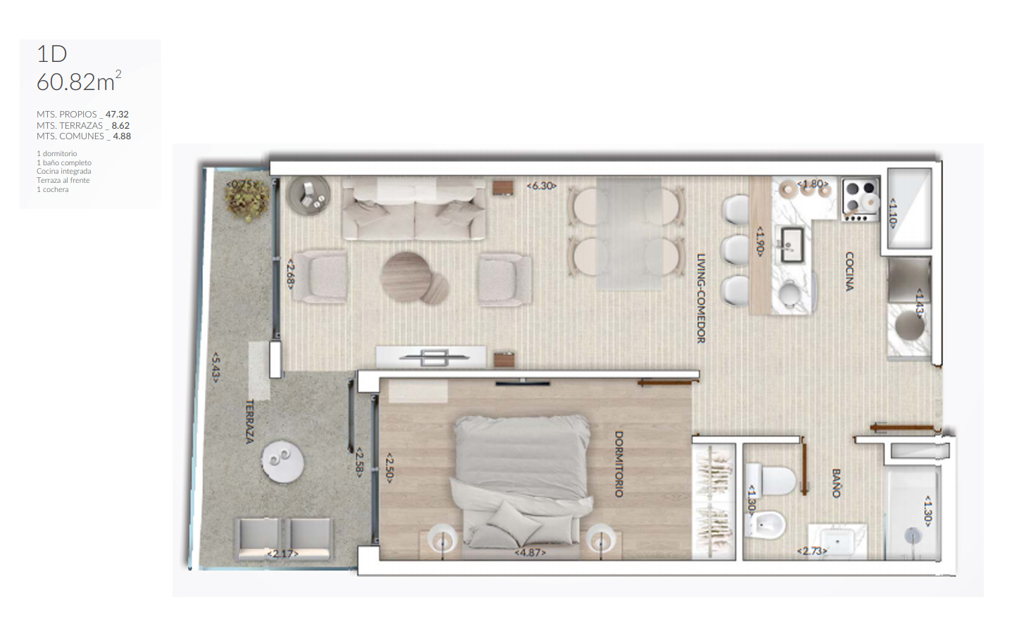 Apto 1 Dorm