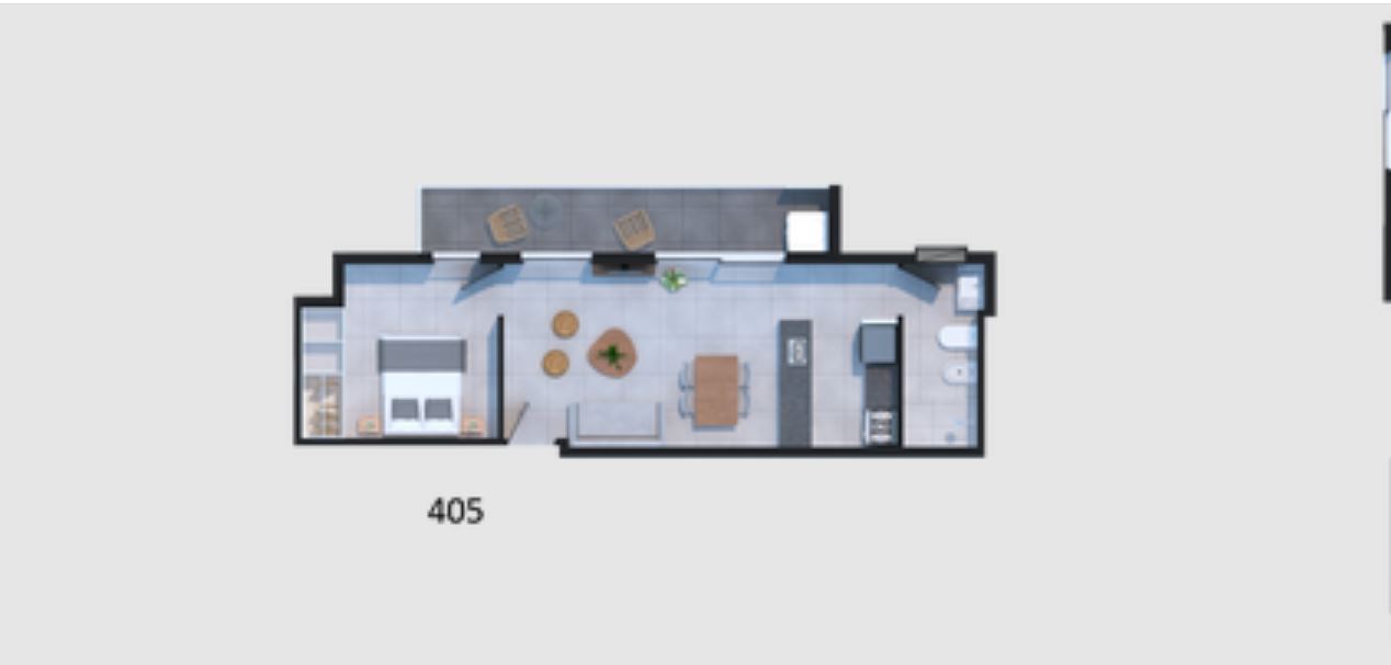 1 dorm en construccion