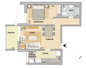 PRADO estrena aptos 1 dorm