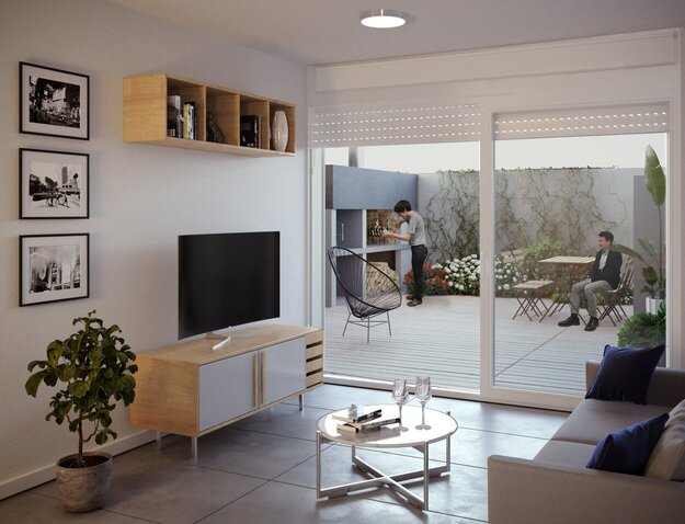 1 dorm en construccion