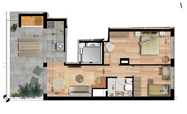 Espectacular penthouse