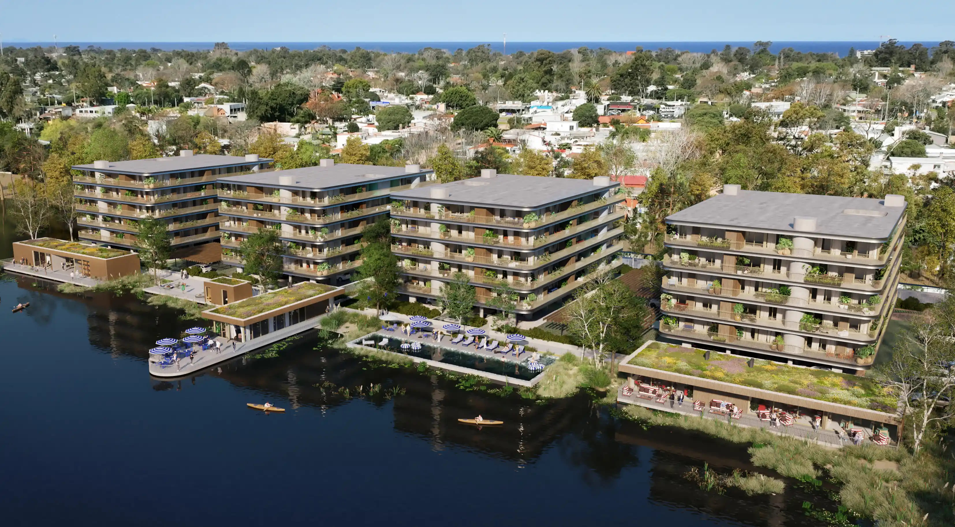 2 dorm en Lago Calcagno