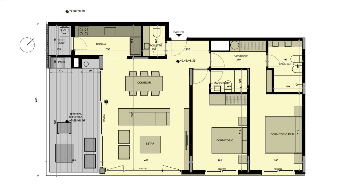 2 dorm en la brava