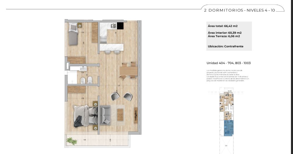 2 dorm en pozo