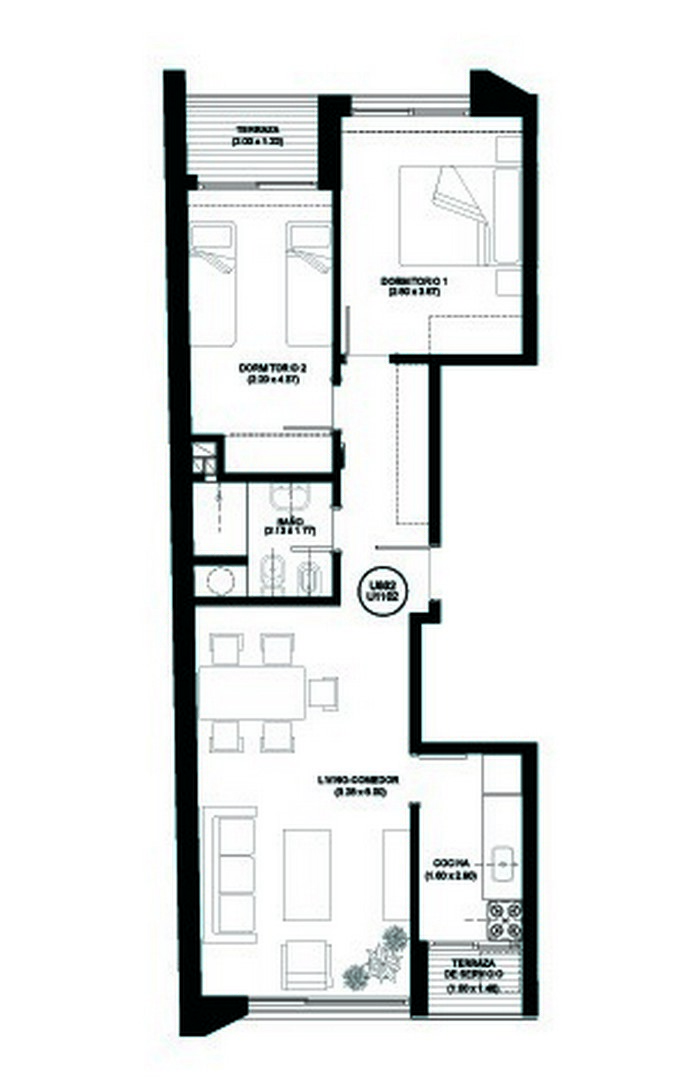 Esrtrena - Aptos 2 dorm VIS