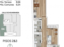 2 dorm en obras