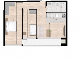 2 dorm en construccion