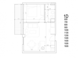 1 dorm en construccion
