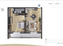 1 dorm prox a estrenar