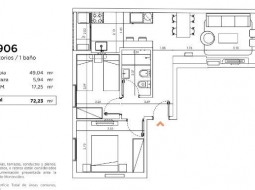 2 dormitorios a estrenar