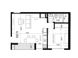 1 dorm en construcciòn