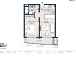 APTO DE 1 DORM EN CONSTRUCCION