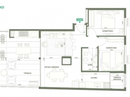 2 DORM EN CONSTRUCCION