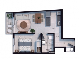 1 DORM EN CONSTRUCCION