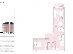 2 dorm en construccion